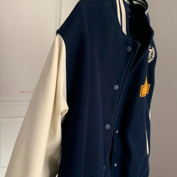 Oversized Baseball Varsity Jacket - Vintage - H&M - Picture 5 of 7